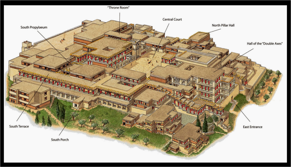 minoans civilization map