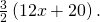 \frac{3}{2}\left(12x+20\right).