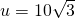 u=±10\sqrt{3}