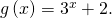 g\left(x\right)={3}^{x}+2.