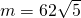 m=6±2\sqrt{5}