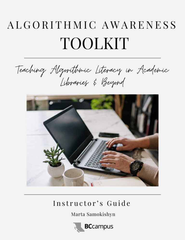 Algorithmic awareness toolkit teaching algorithmic literacy in