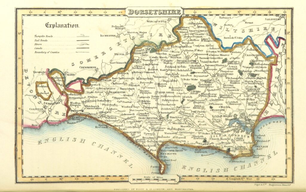 British Library digitised image from page 166 of "A Pocket Topography and Gazetteer of England. ... Illustrated by maps of the English counties, and vignettes of cathedrals, etc."