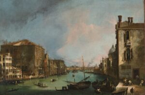 "Grand Canal Venice," circa 1723, by Canaletto.