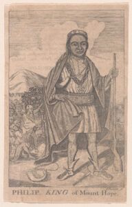 Engraving of Philip King of Mount Hope.