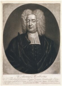 Portrait of Cotton Mather (American, 1663–1728).