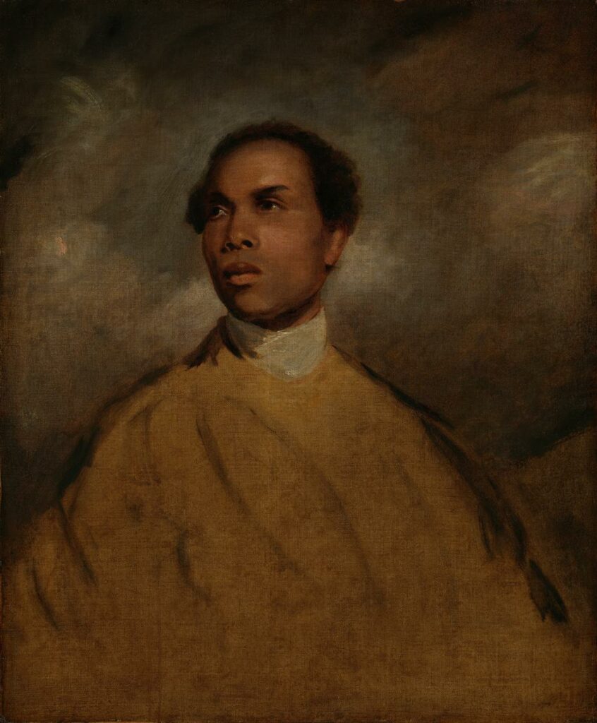 A portrait believed to be of Francis Barber, painted in the manner of Sir Joshua Reynolds (1723–1792).