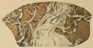 Illustration of Major Andre's Tree by Arthur I. Keller, for 1906 story edition.