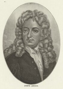 Portrait of Joseph Addison.