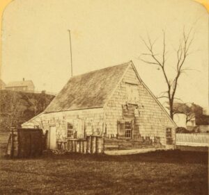 Old church on Witch Hill, Salem, Mass. Photograph.