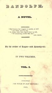 Title page of Randolph : a novel / by the author of Logan and Seventy-six.