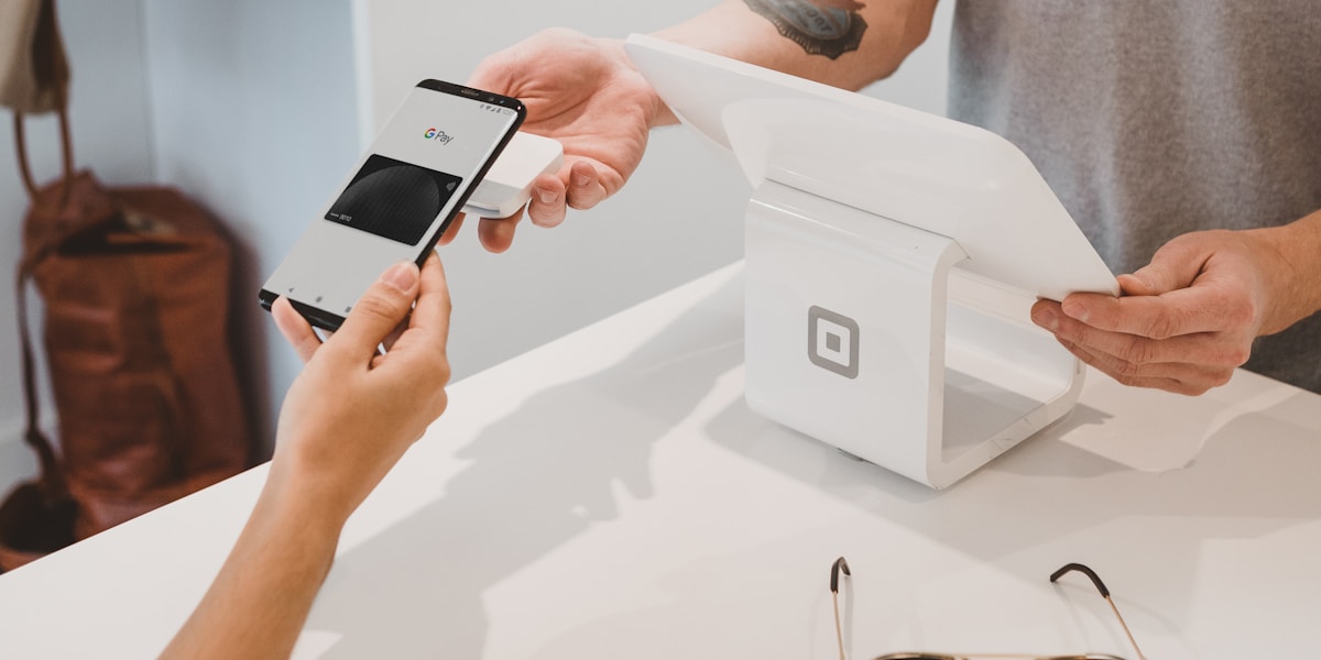 Shopping bags representing the customer buying process