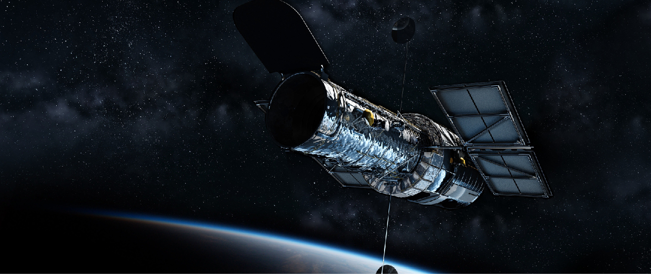 Artist's depiction of the Hubble Space Telescope