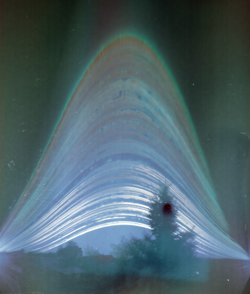 solargraph shows path of suns over the seasons