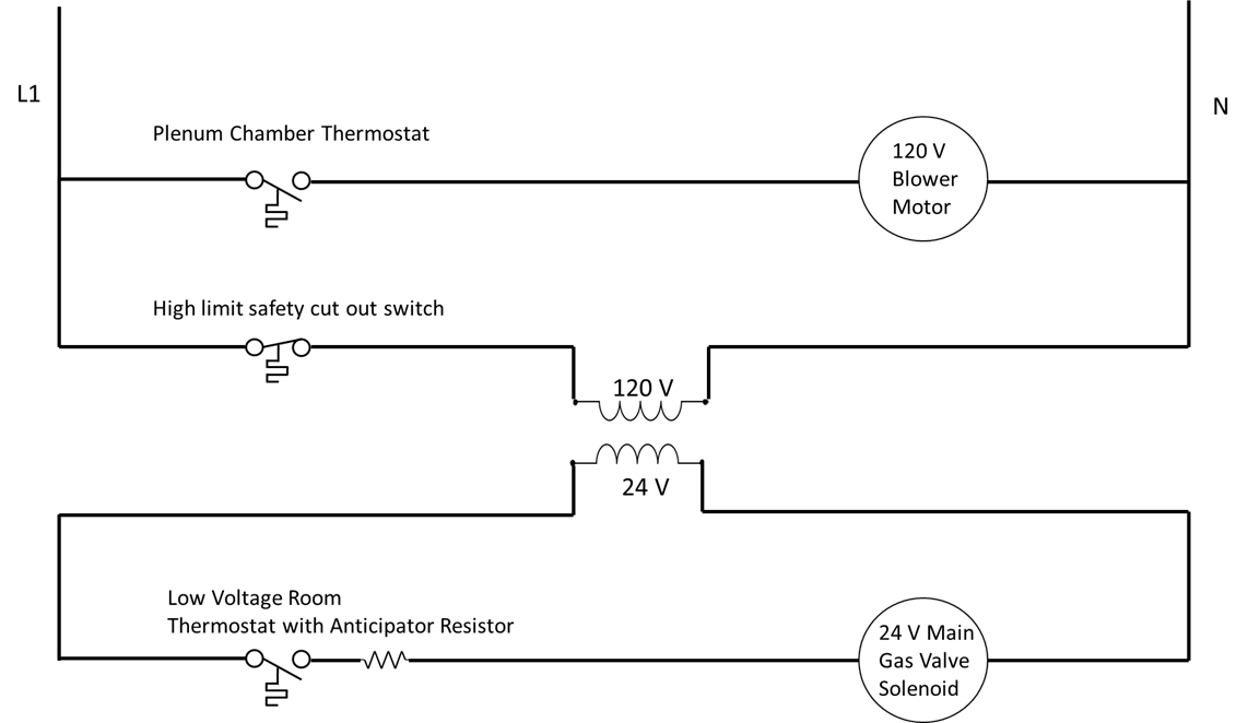 A circuit diagram, described in the surrounding text.
