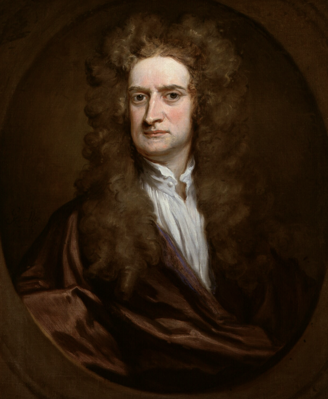 Portrait of a man from the 1700s