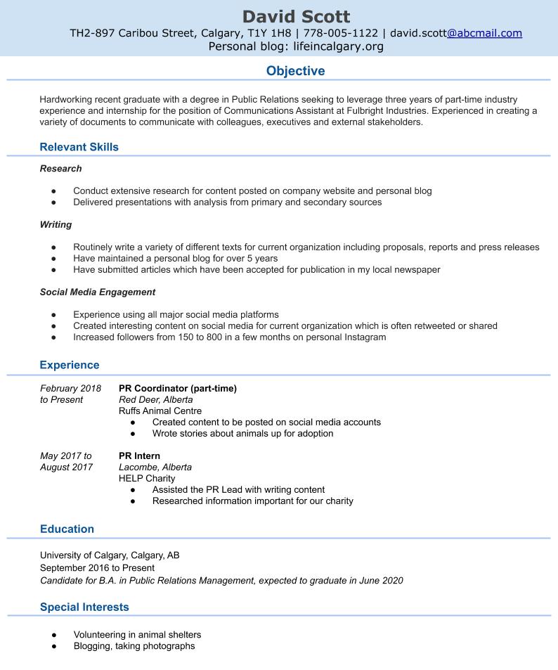 types of job application letter in business communication