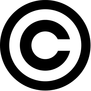 Universal symbol for copyright.