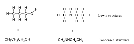 lewis structure for ch3och3