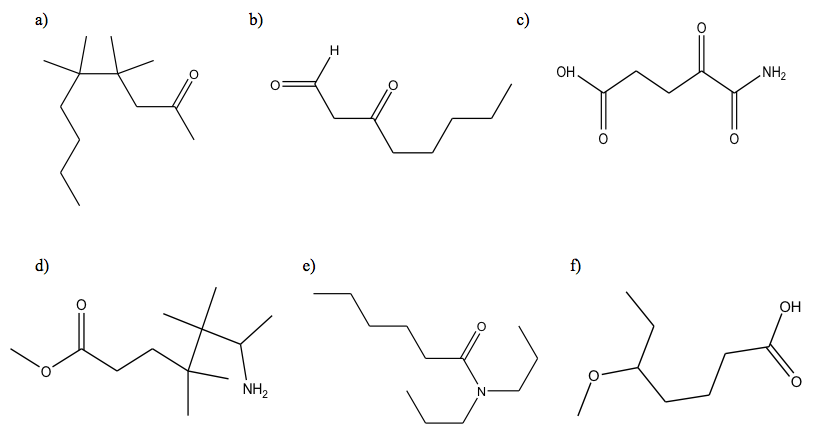 10 1 Condensed Structure And Line Structure Chem 1114