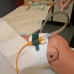 Secure catheter to patient's leg