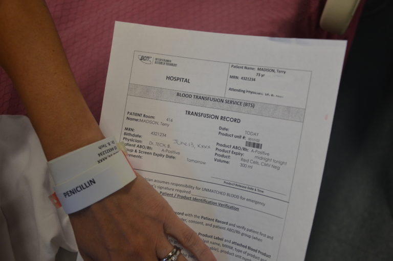 8.11 Transfusion of Blood and Blood Products Clinical Procedures for