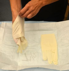 1.7 Surgical Hand Scrub, Applying Sterile Gloves and Preparing a ...