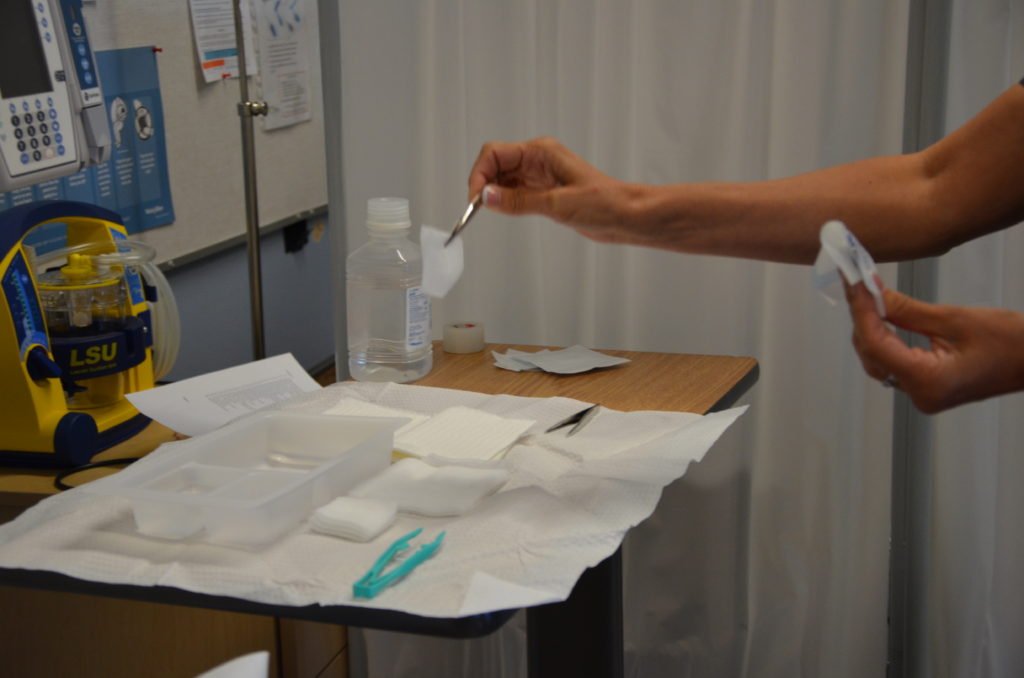 1.7 Surgical Hand Scrub, Applying Sterile Gloves and Preparing a Sterile Field Clinical