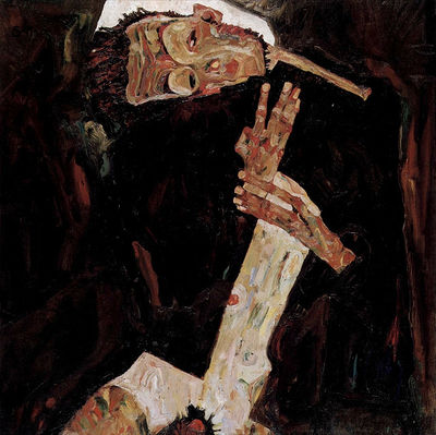 The Poet, 1911, Egon Schiele, oil on canvas.