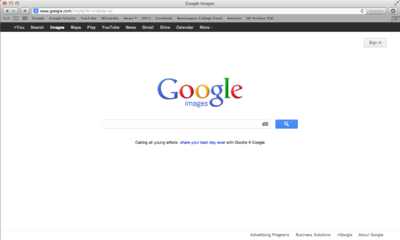 Google Search Engine Interface
