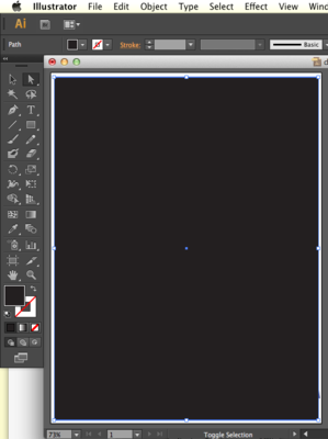 Creating a black background