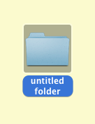 Step 1 create a new folder