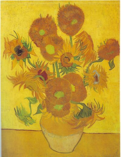 Sunflowers, Vincent Van Gogh, 1888