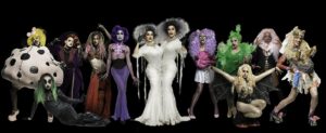 This is an image of the season 2 cast of The Boulet Brothers Dragula.