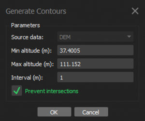 Suggested Generate Contours settings