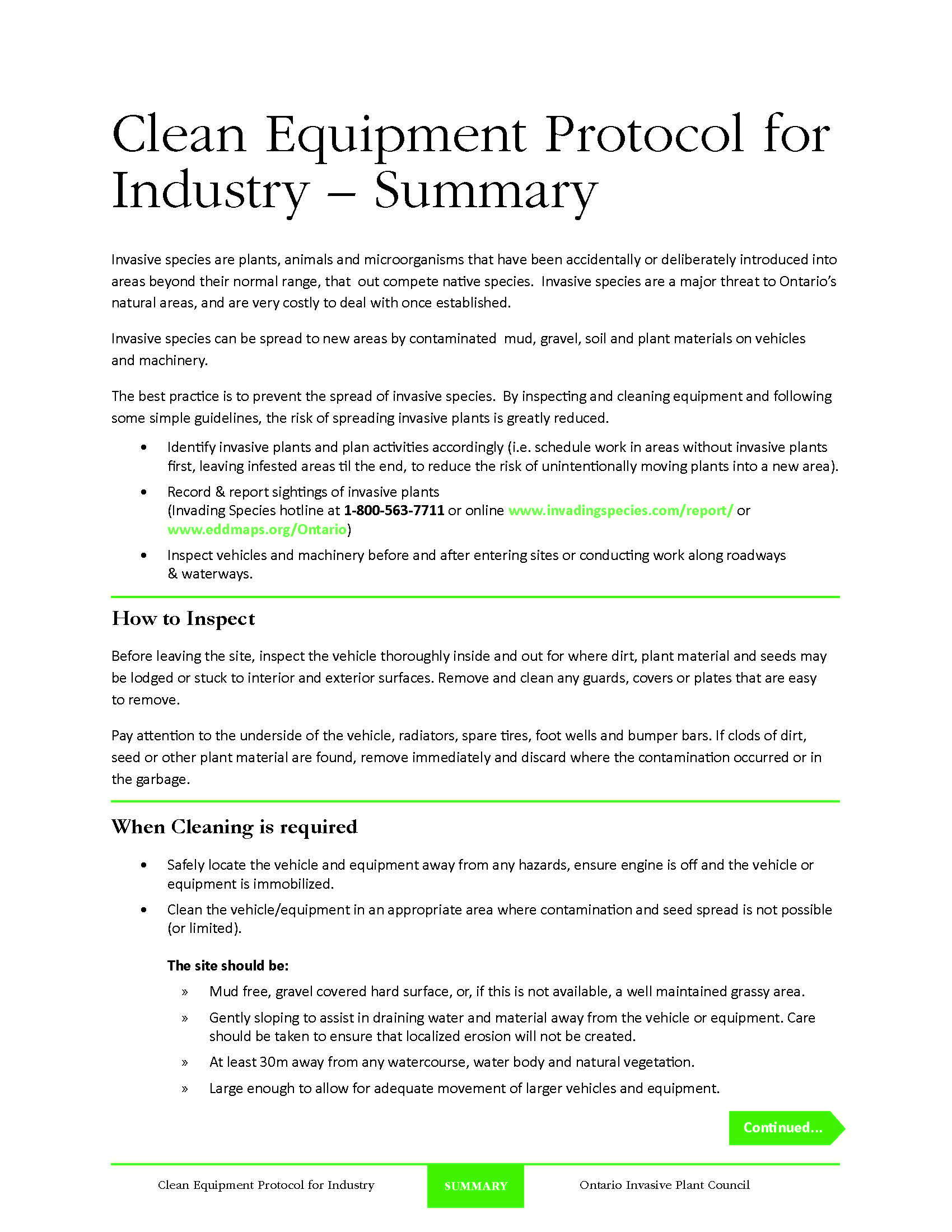 3.3 Invasive Species – Charting a Path to Greening the Trades