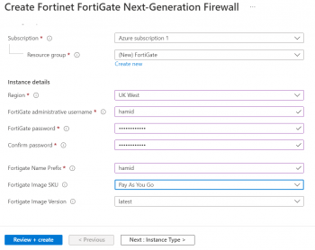 10.2 Deploy FortiGate In Azure – FortiGate Firewall