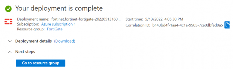 10.2 Deploy FortiGate In Azure – FortiGate Firewall