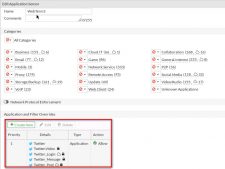 2.2 Application Profile – FortiGate Firewall