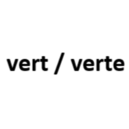 vert / verte