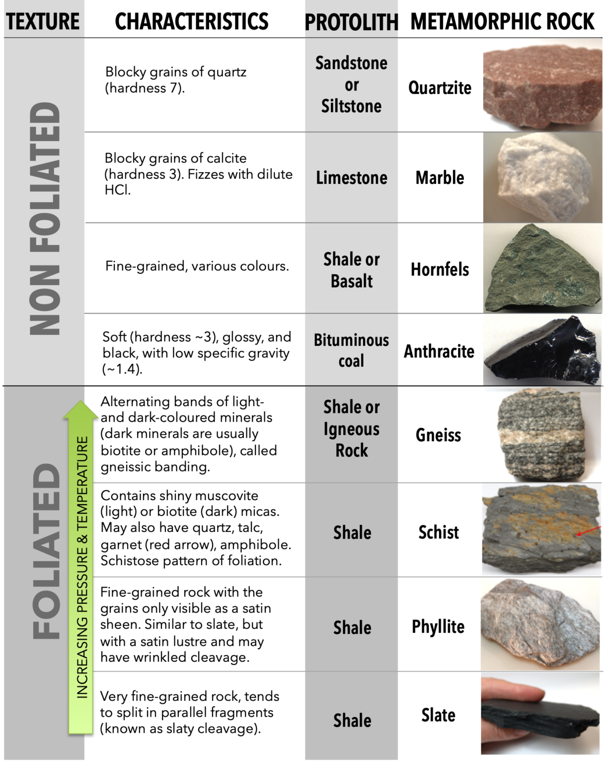 Overview Of Metamorphic Rocks – Laboratory Manual For Earth Science