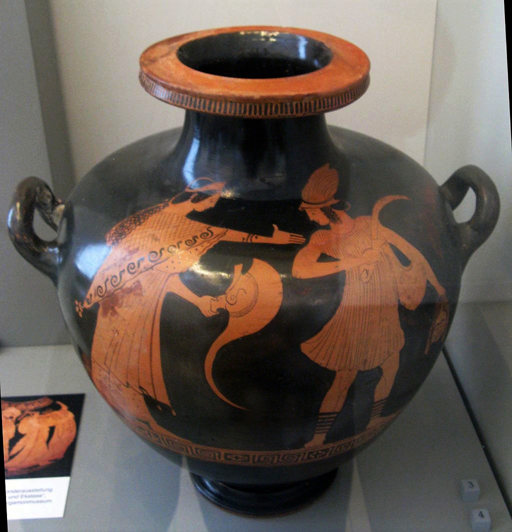 perseus and polydectes vase