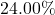 24.00\%