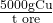 \frac{\text{5000gCu}}{\text{t ore}}