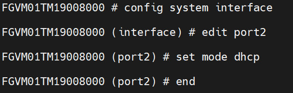 Port2 settings