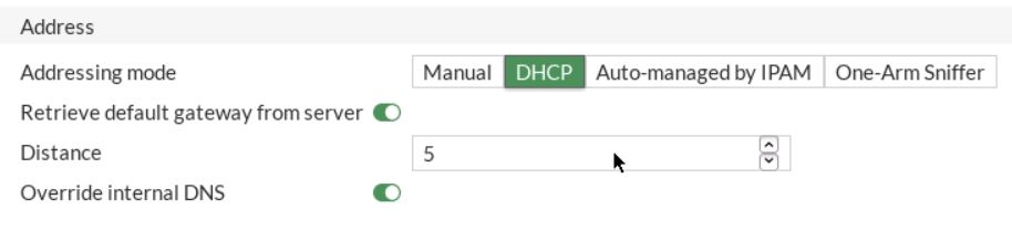Enable DHCP Client