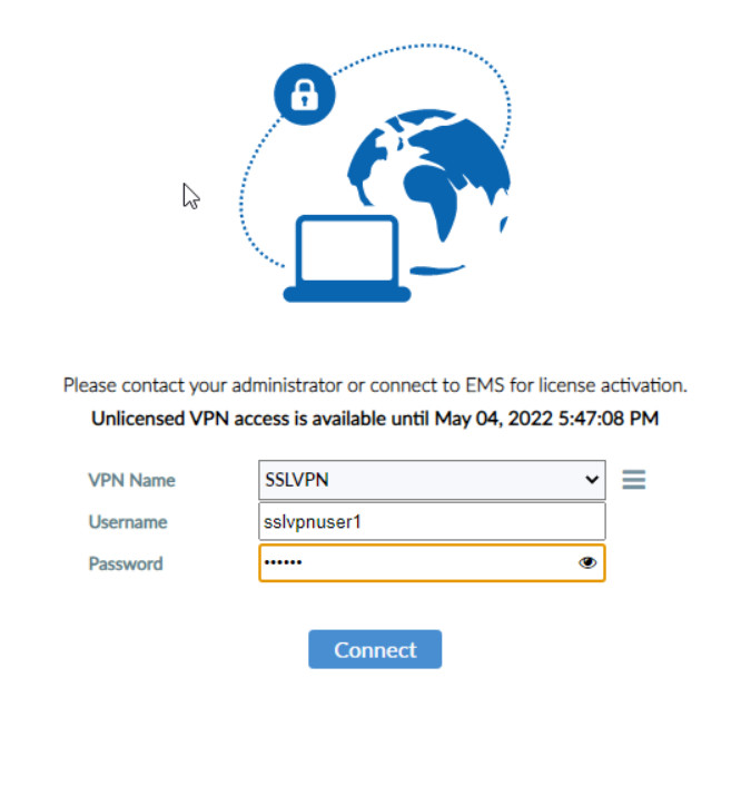 SSLVPN Credentials