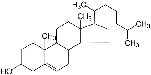 Cholesterol chemical structure