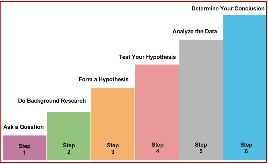 The steps of the scientific method