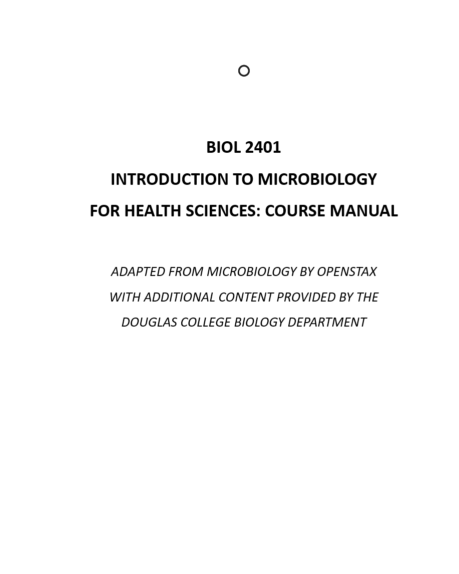 Cover image for Introduction to Microbiology for Health Sciences